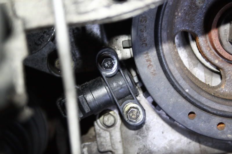 How do you align the crankshaft position sensor?